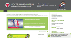 Desktop Screenshot of docteurordinateur.com